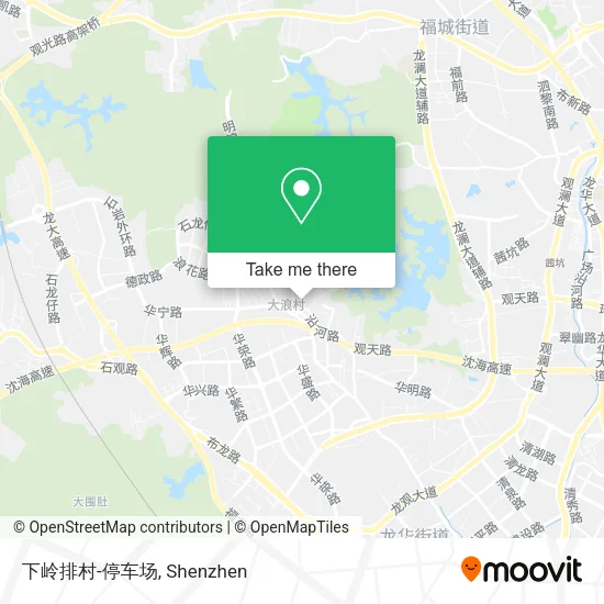 下岭排村-停车场 map