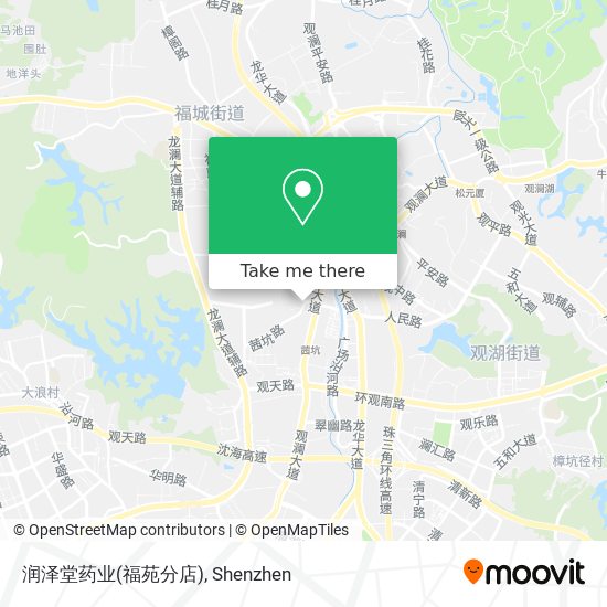 润泽堂药业(福苑分店) map