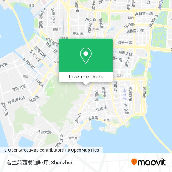 名兰苑西餐咖啡厅 map