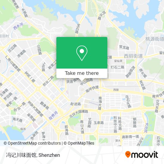 冯记川味面馆 map