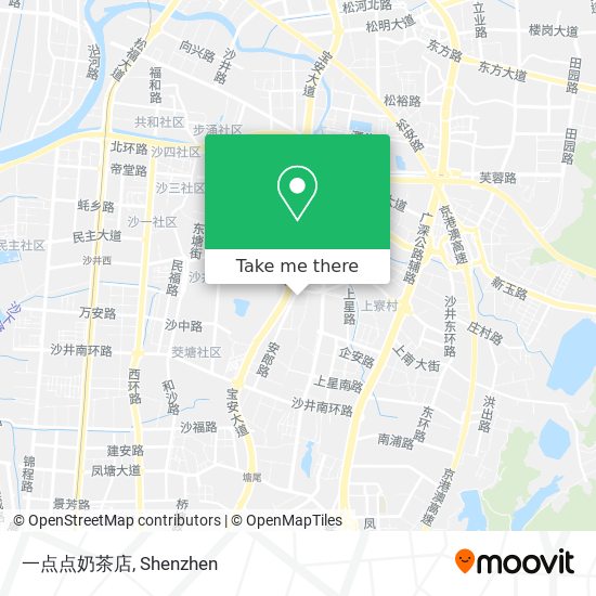 一点点奶茶店 map