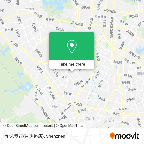 华艺琴行(建达路店) map
