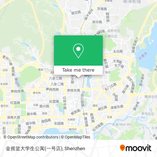 金摇篮大学生公寓(一号店) map