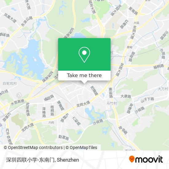 深圳四联小学-东南门 map