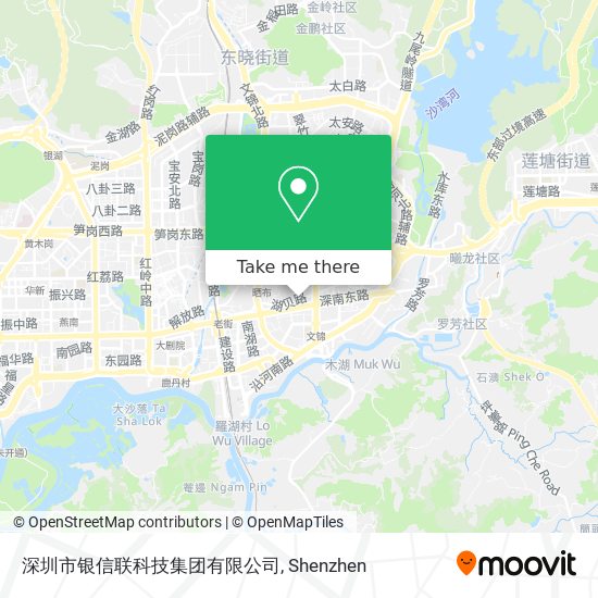 深圳市银信联科技集团有限公司 map