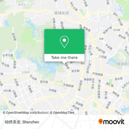 锦绣美发 map