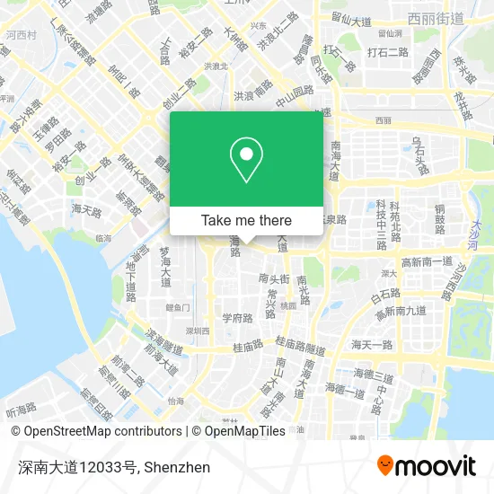 深南大道12033号 map