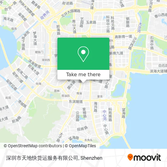 深圳市天地快货运服务有限公司 map