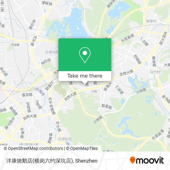 洋康烧鹅店(横岗六约深坑店) map