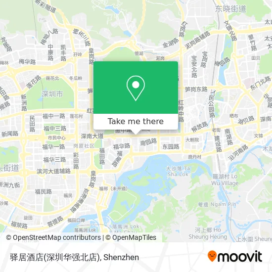 驿居酒店(深圳华强北店) map