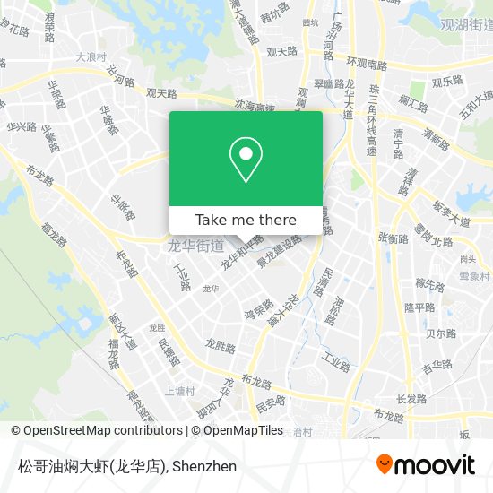 松哥油焖大虾(龙华店) map