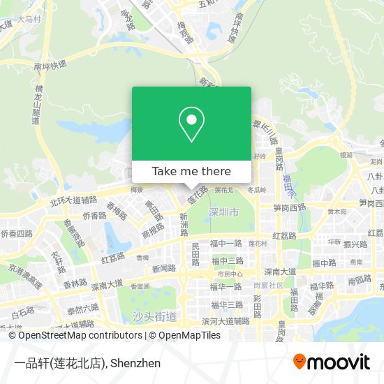 一品轩(莲花北店) map