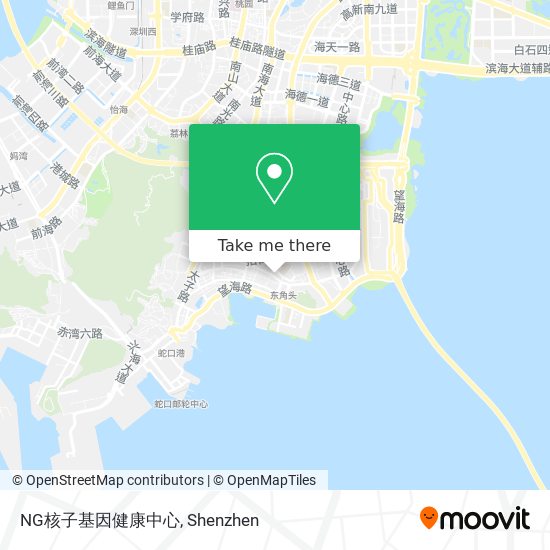 NG核子基因健康中心 map