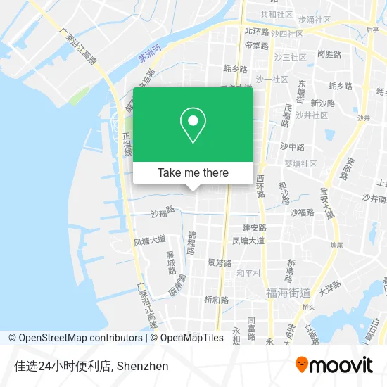 佳选24小时便利店 map