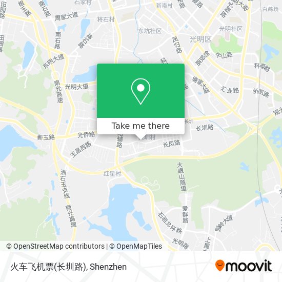 火车飞机票(长圳路) map