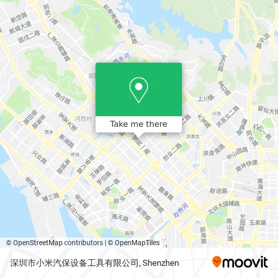 深圳市小米汽保设备工具有限公司 map
