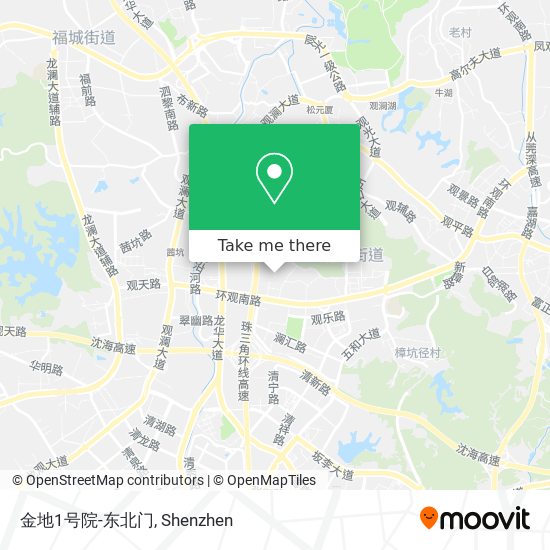 金地1号院-东北门 map