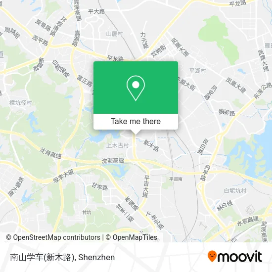 南山学车(新木路) map