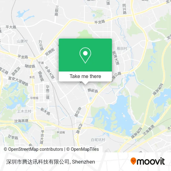 深圳市腾达讯科技有限公司 map