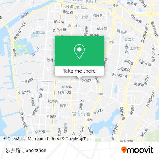 沙井路1 map