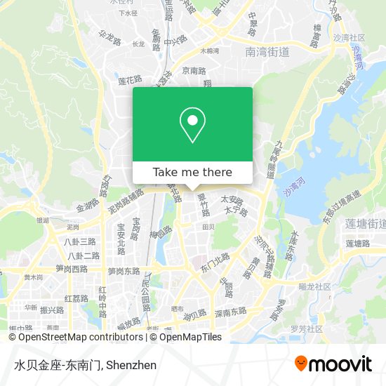 水贝金座-东南门 map