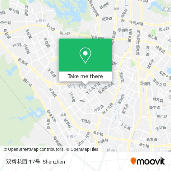 双桥花园-17号 map