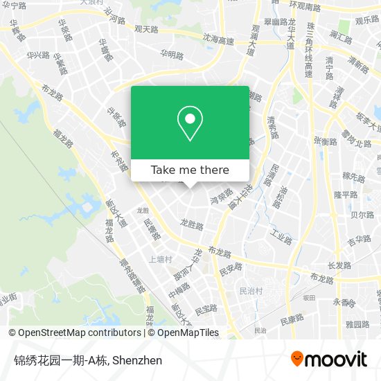锦绣花园一期-A栋 map