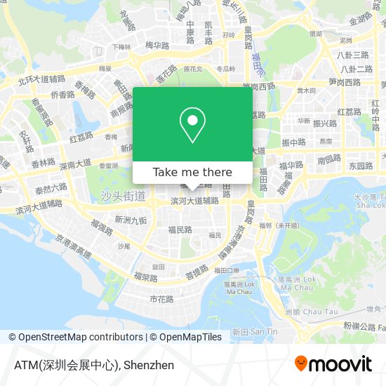 ATM(深圳会展中心) map