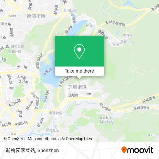 新梅园素菜馆 map