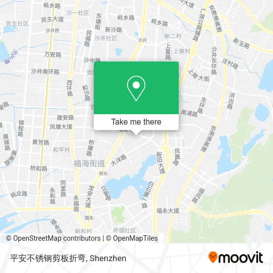 平安不锈钢剪板折弯 map