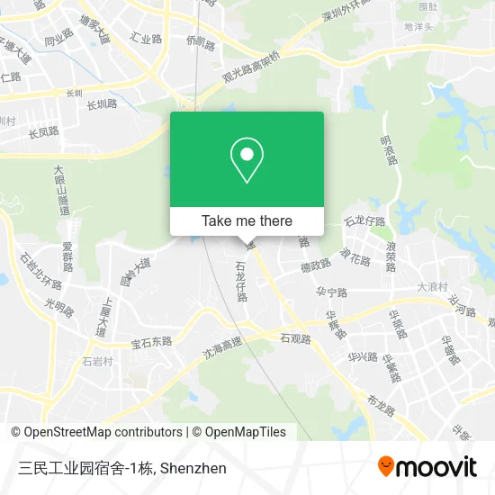 三民工业园宿舍-1栋 map