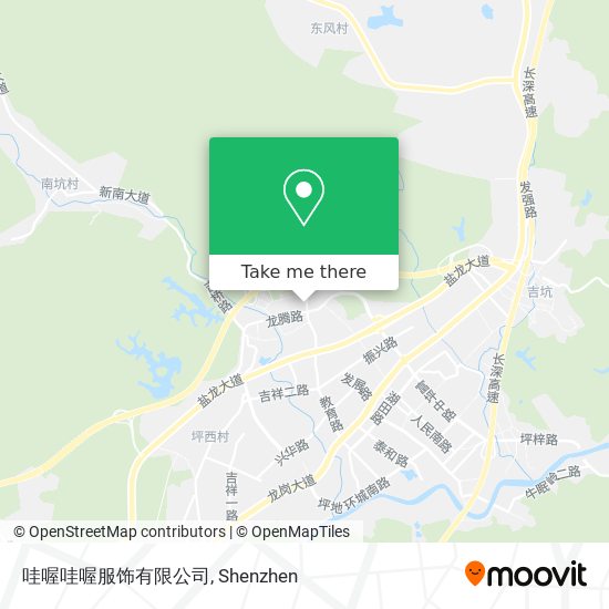 哇喔哇喔服饰有限公司 map