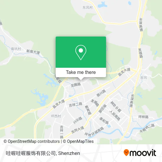 哇喔哇喔服饰有限公司 map