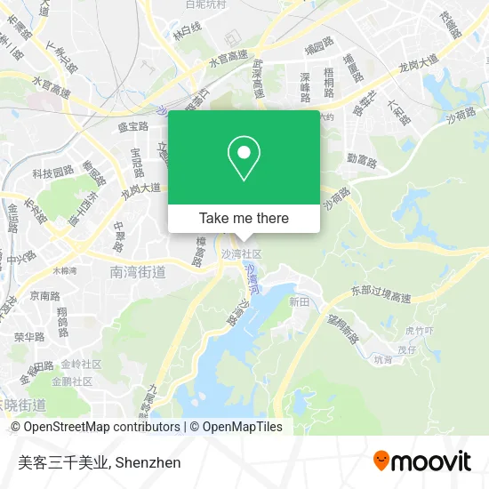 美客三千美业 map