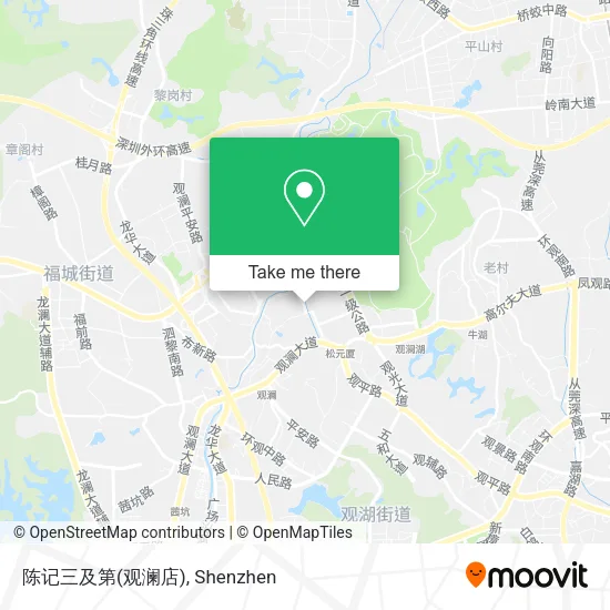 陈记三及第(观澜店) map