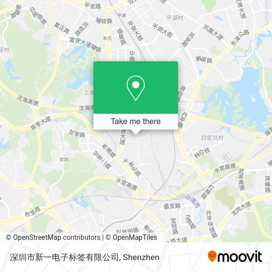 深圳市新一电子标签有限公司 map