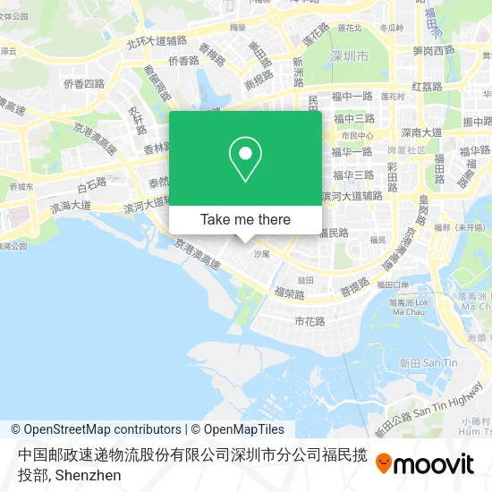 中国邮政速递物流股份有限公司深圳市分公司福民揽投部 map