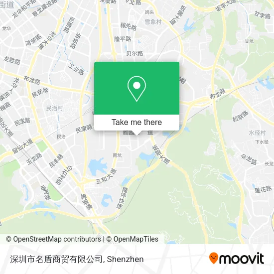 深圳市名盾商贸有限公司 map