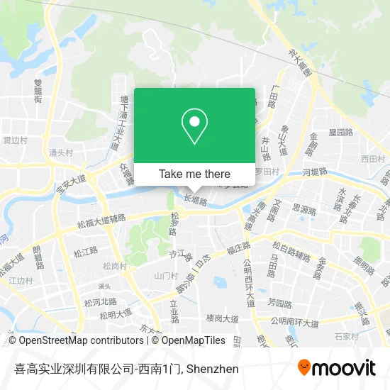 喜高实业深圳有限公司-西南1门 map