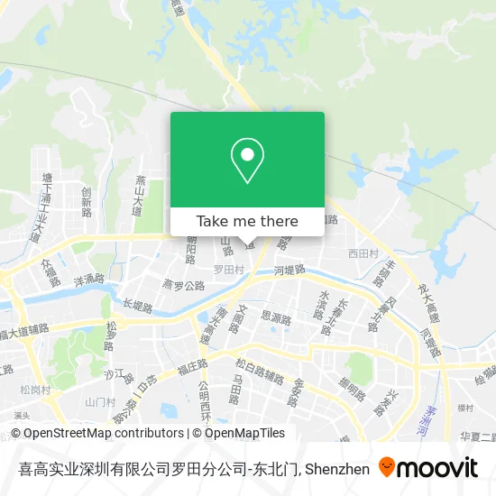 喜高实业深圳有限公司罗田分公司-东北门 map