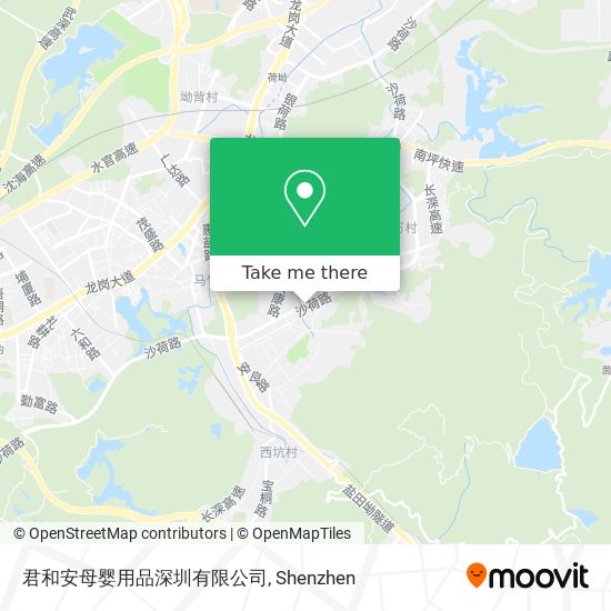 君和安母婴用品深圳有限公司 map