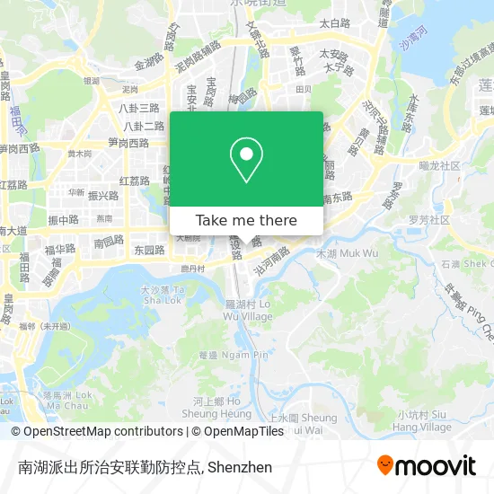 南湖派出所治安联勤防控点 map