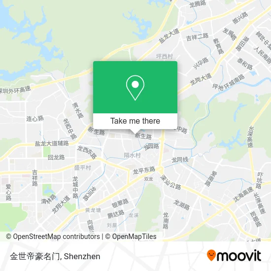 金世帝豪名门 map