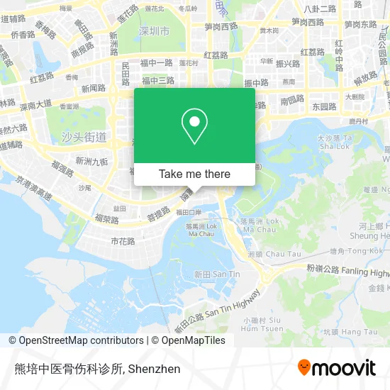 熊培中医骨伤科诊所 map