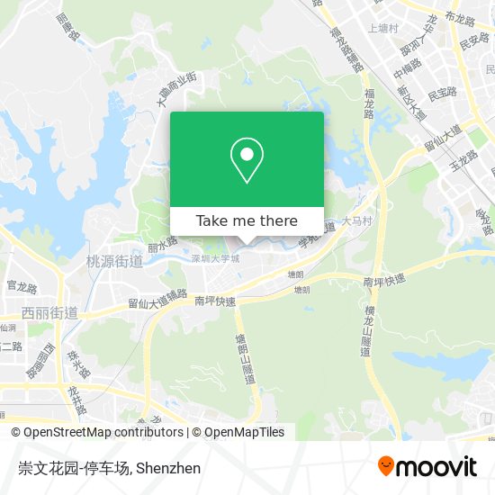 崇文花园-停车场 map