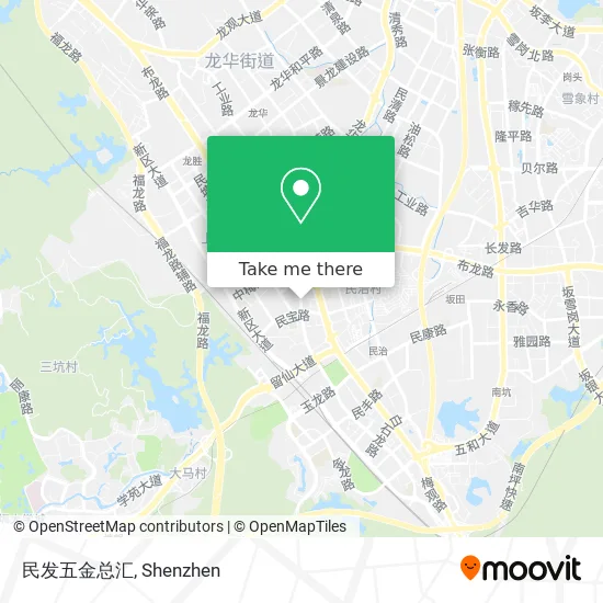 民发五金总汇 map