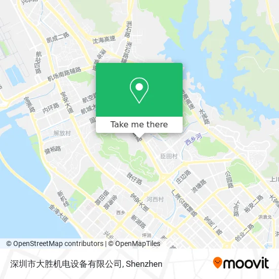 深圳市大胜机电设备有限公司 map