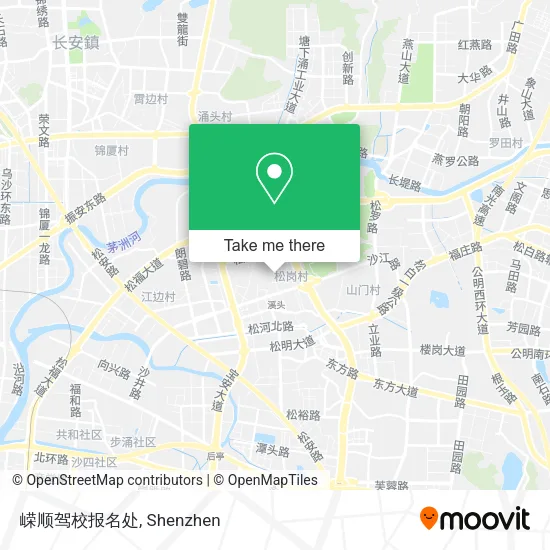 嵘顺驾校报名处 map