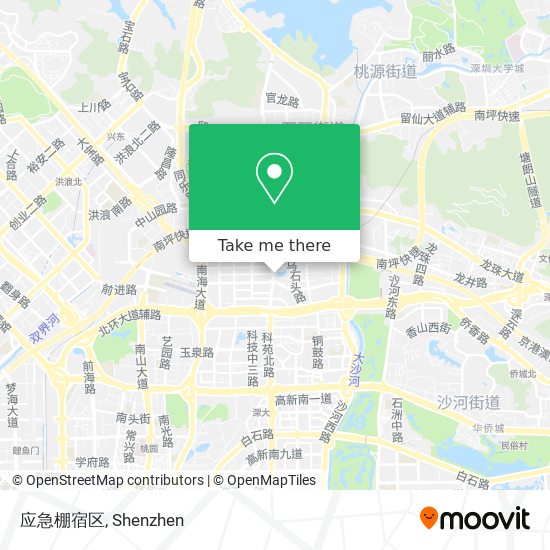 应急棚宿区 map