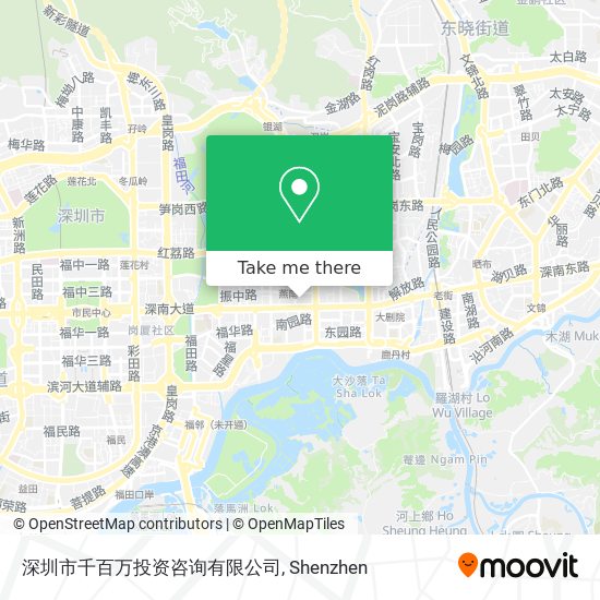 深圳市千百万投资咨询有限公司 map